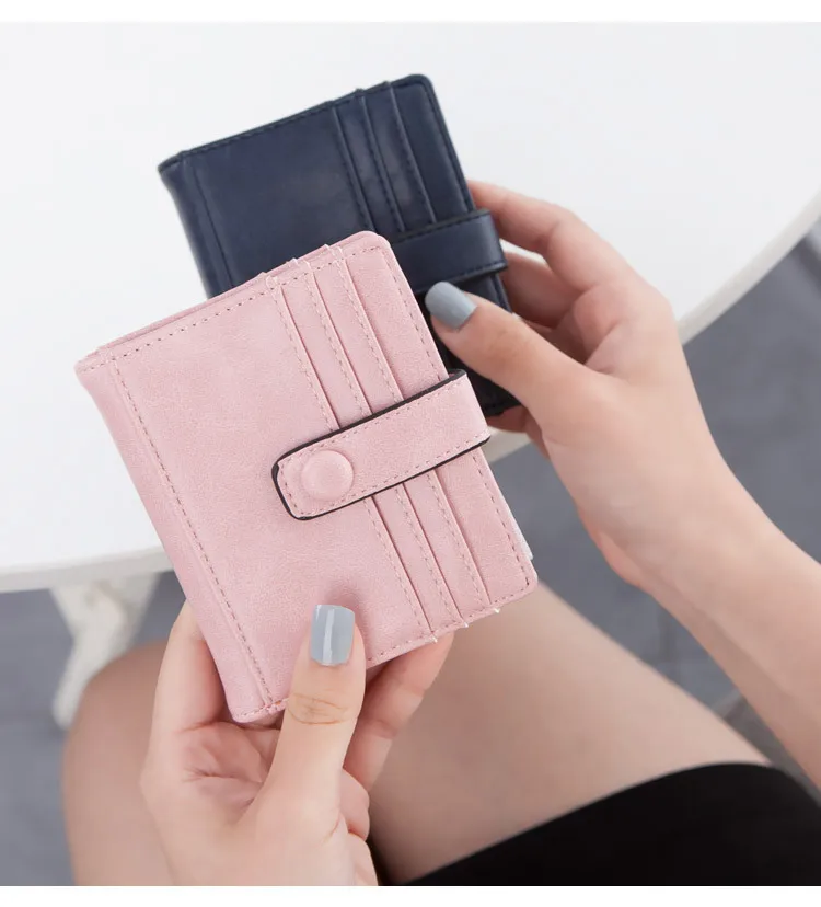 Новые женские кошельки короткий кошелек сумочка-клатч мини тонкий женский кошелек бумажник Для женщин кошелек