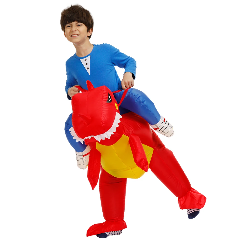 

toddler Kids Dinosaur Costume Children Inflatable Carry On Dinosaur Cosplay Baby Halloween Party Fancy Dress Purim Carnival