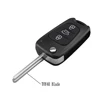 QWMEND 3Buttons Remote key shell for kia sportage picanto 3 rio k2 K5 cerato ceed soul for hyundai auto key blanks Original key ► Photo 2/5