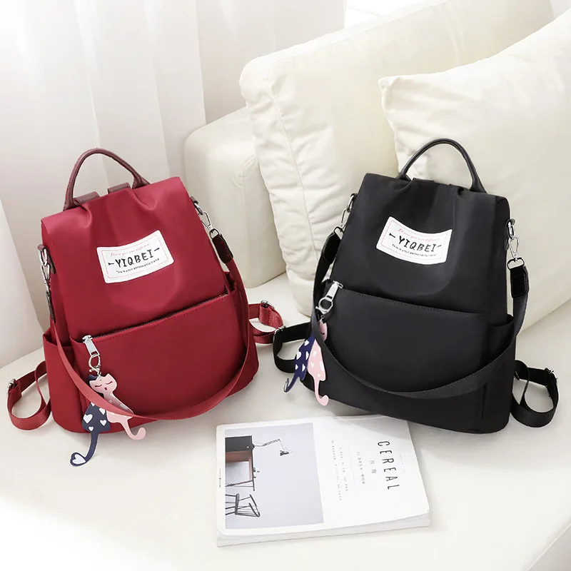 

Oxford Cloth Shoulder Bag Female 2019 New Korean Version of the Tide Bag Wild Fashion Women's Small Backpack Travel Backpack