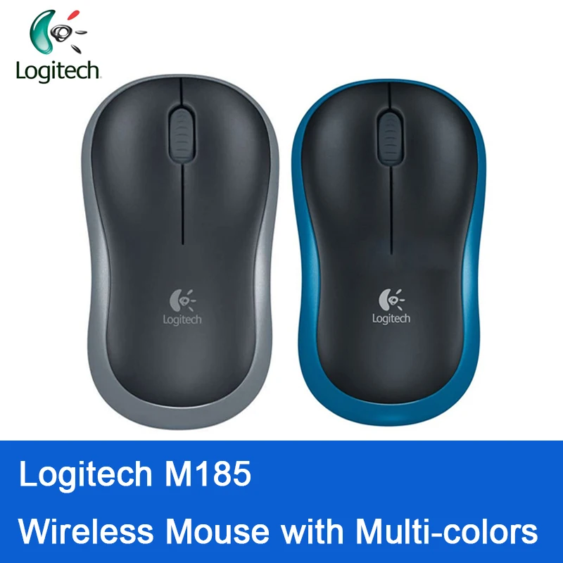 

Original Logitech M185 Wireless simple fashion Mouse and three colors to choose for Windows Mac compatible with official test