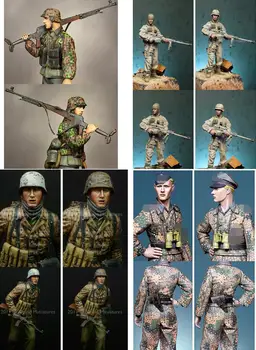 

Unpainted Scale 1/16 120mm Modern man and Infantry 120mm figure Historical Resin Model Miniature Kit