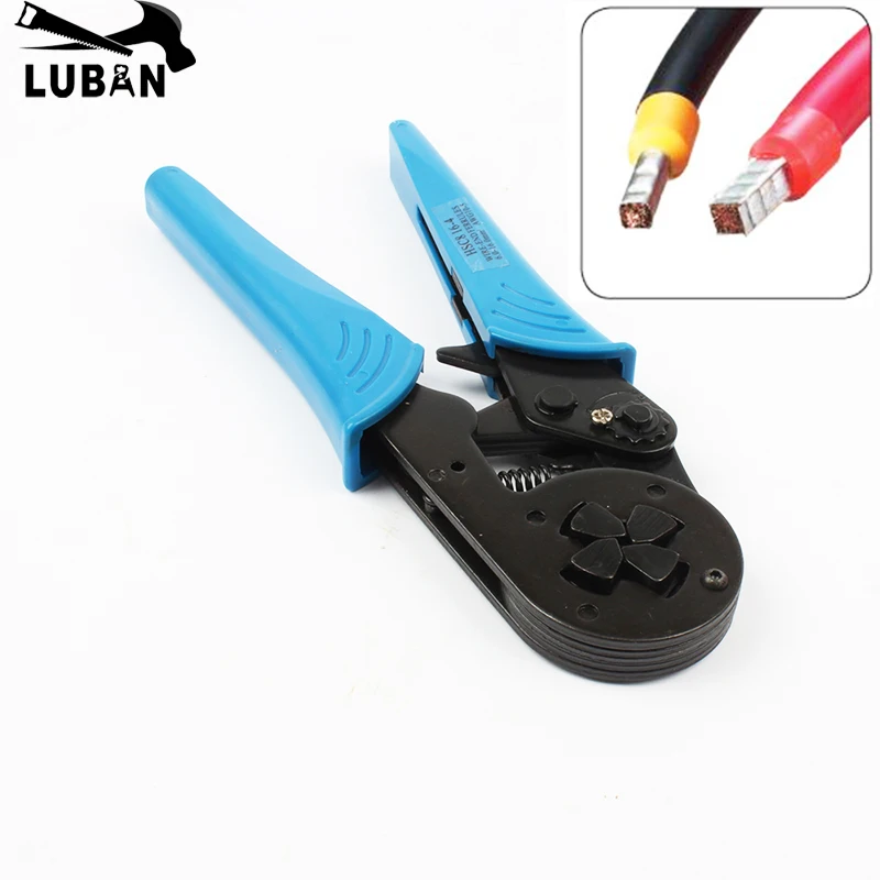 

LUBAN HSC8 16-4 MINI-TYPE SELF-ADJUSTABLE CRIMPING PLIER 4-16mm2 terminals crimping tools multi tool tools hands pliers pliers