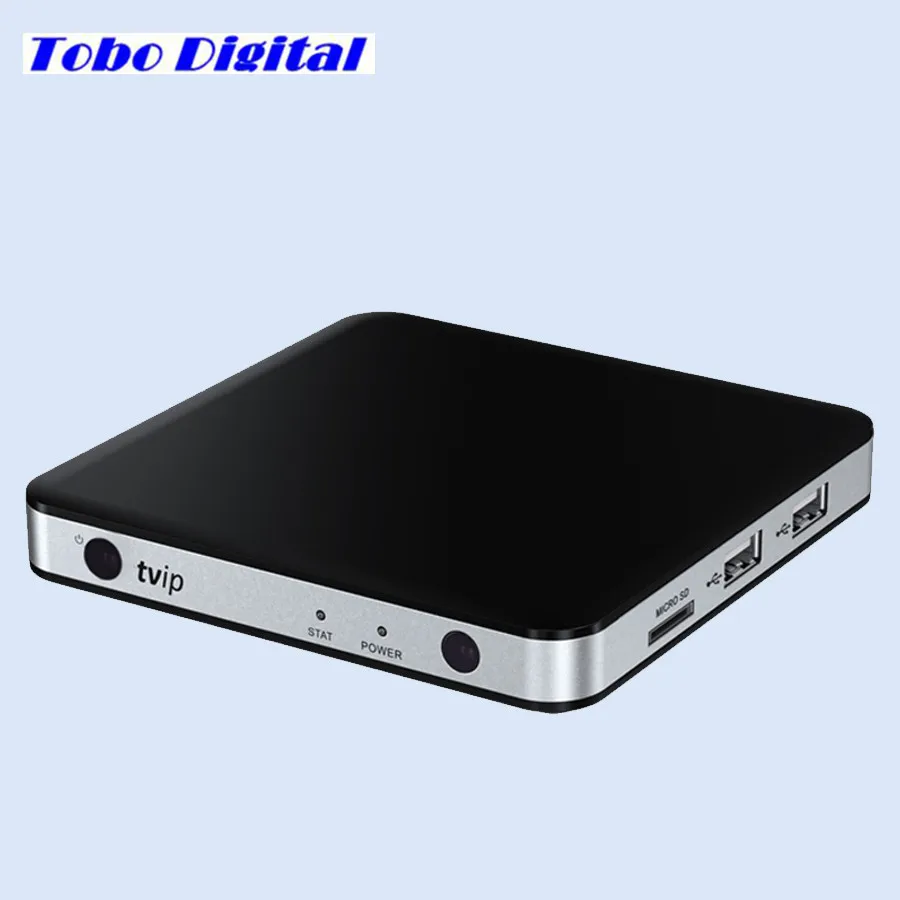 10PCS Mini Set Box TVIP 605 Android&Linux Android TV Box