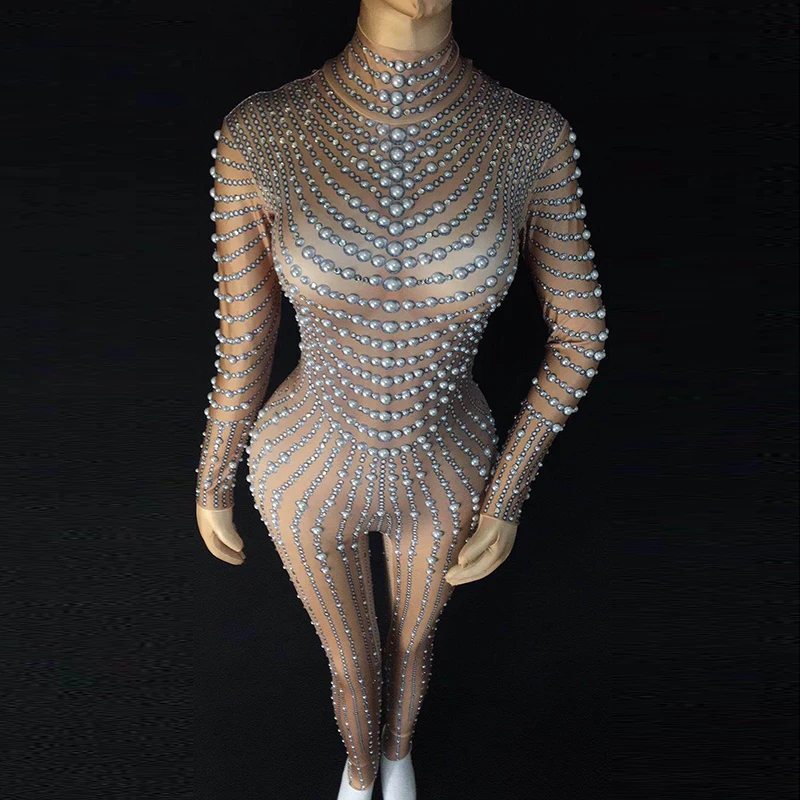 Buy Female Singer Costume Stage Women Jumpsuits