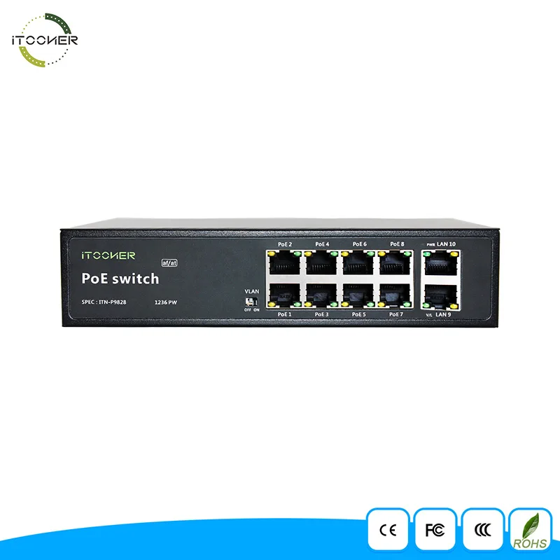 

IEEE802.3af/at POE Switch Power over Ethernet Network Switch for IP Camera or AP devices