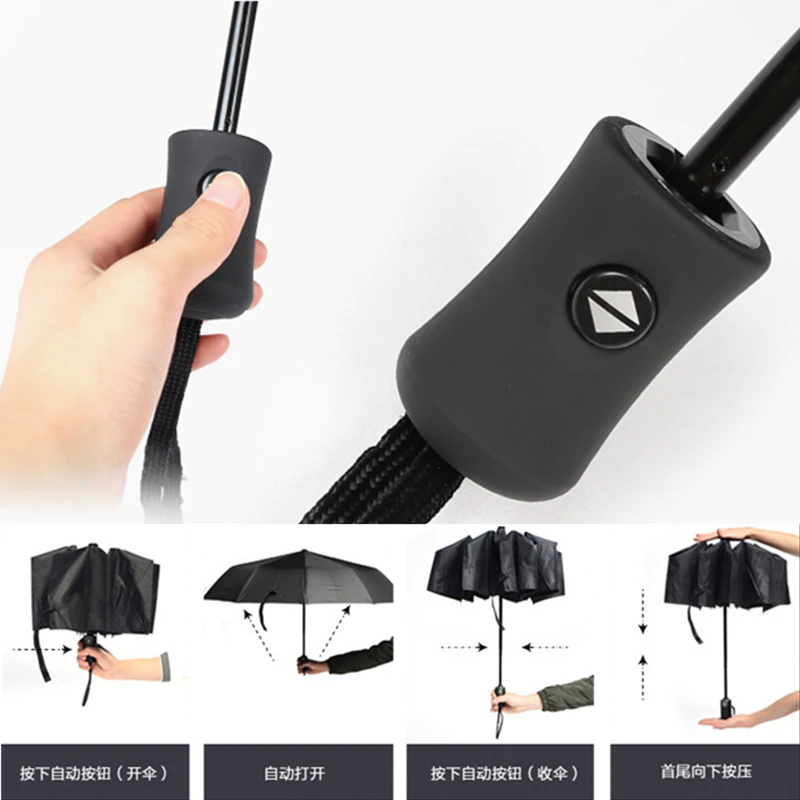 Car Automatic Umbrella Windproof For Volvo R Design XC90 S80 S60 S80L S60L V60 V40 XC60 XC70 V70 S90 Car Styling Accessories
