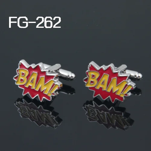 

Fashion Cufflinks FREE SHIPPING:High Quality Cufflinks For Men FIGURE 2017Cuff Links FG-262 BAM Wholesales