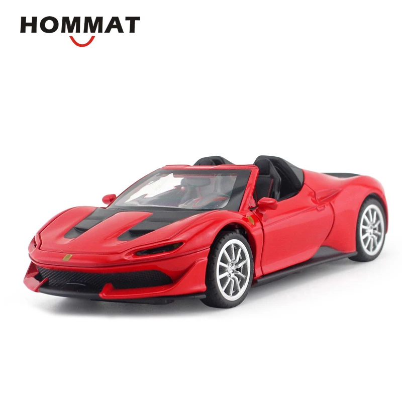 Модель спортивного автомобиля HOMMAT 1/32 J50 модель суперавтомобиля из сплава 1:32 под