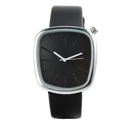 LinTimes стильный мужской квадратный циферблат Кварцевые часы Элегантные наручные часы орнаментом подарок