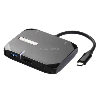

High Speed Type C to HDMI 5-in-1 3 point USB3.0 Adapter for MacBook Samsung Huawei usb c Converter Adapter