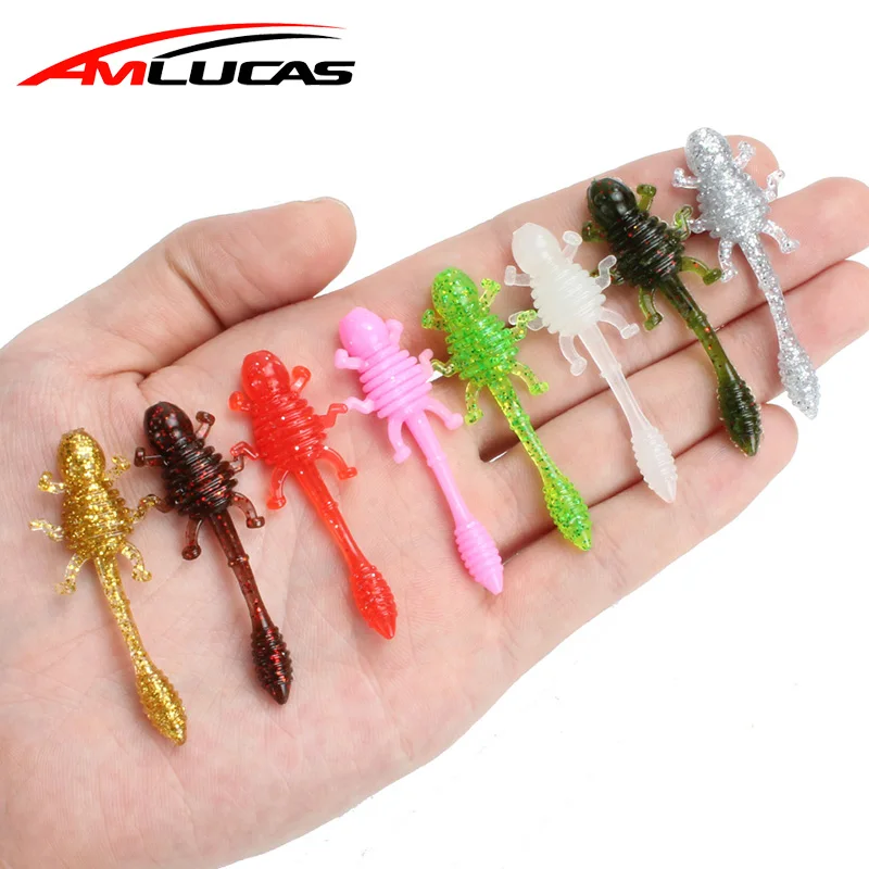 Amlucas 10 قطعة/الوحدة يرقة طُعوم لينة 50 مللي متر 1g الاصطناعي السحر سيليكون باس بايك Swimbait القفز البلاستيك الطعوم دودة الصيد إغراء Amlucas 10 قطعة/الوحدة يرقة طُعوم لينة 50 مللي متر 1g الاصطناعي السحر سيليكون باس بايك Swimbait القفز البلاستيك الطعوم دودة الصيد إغراء