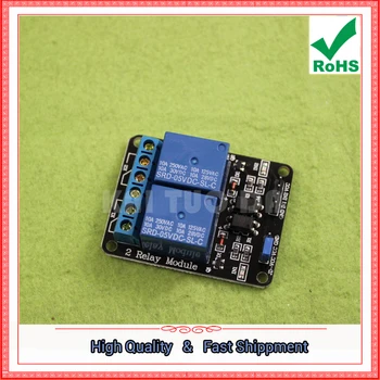 

two channel 2 way relay module 5V with optocoupler protection relay expansion board MCU development board 0.17KG