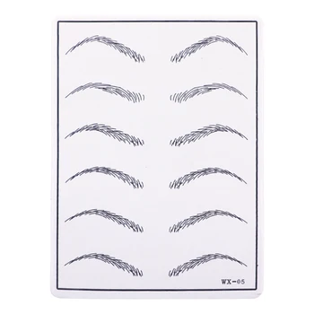 

Professional Cosmetic Permanent Makeup Eyebrow Tattoo Practice Skin Supply fake eyebrow tattoo practice skin for microblading