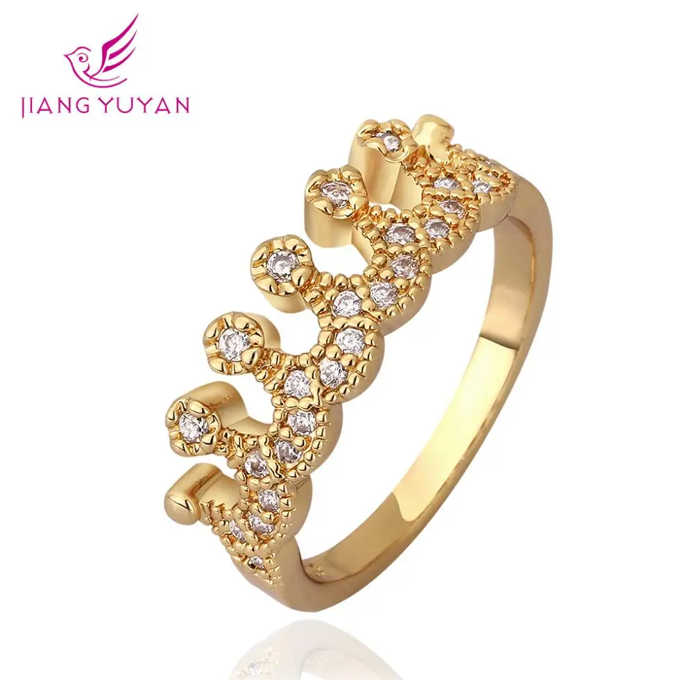 New Fashion Crown Ring Jewelry Flash Drill Shiny Elegant Beauty 3.5g | Украшения и аксессуары