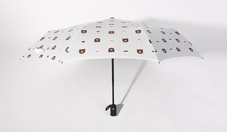 Только Jime мультфильм Медведь Анти-УФ зонтик солнцезащитный складной зонт трехкратный автоматический зонт хорошее качество для студентов