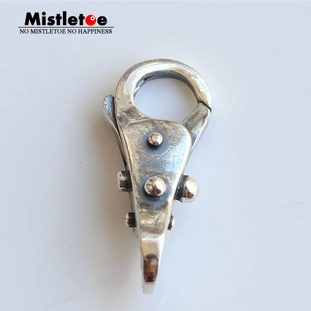 

Mistletoe Genuine 925 Sterling Silver Wisdom Lock Lobster Clasp Fit European Troll Bracelet Jewelry
