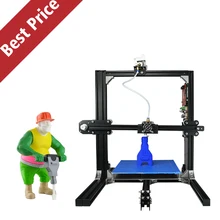 2016 Новая Алюминиевая Структура ET-I3 3D DIY Принтер Prusa i3 3D Комплект принтера Бесплатная Подогревом Кровать Бесплатно Один Рулон Накаливания Бесплатно SD карты