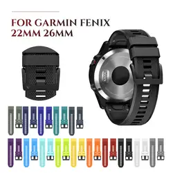 Мягкий силиконовый ремешок для мм Garmin Fenix 5 силиконовый ремешок 22 мм ремешок для Garmin Fenix 5X3 3HR ремешок 26 мм ремешок для часов