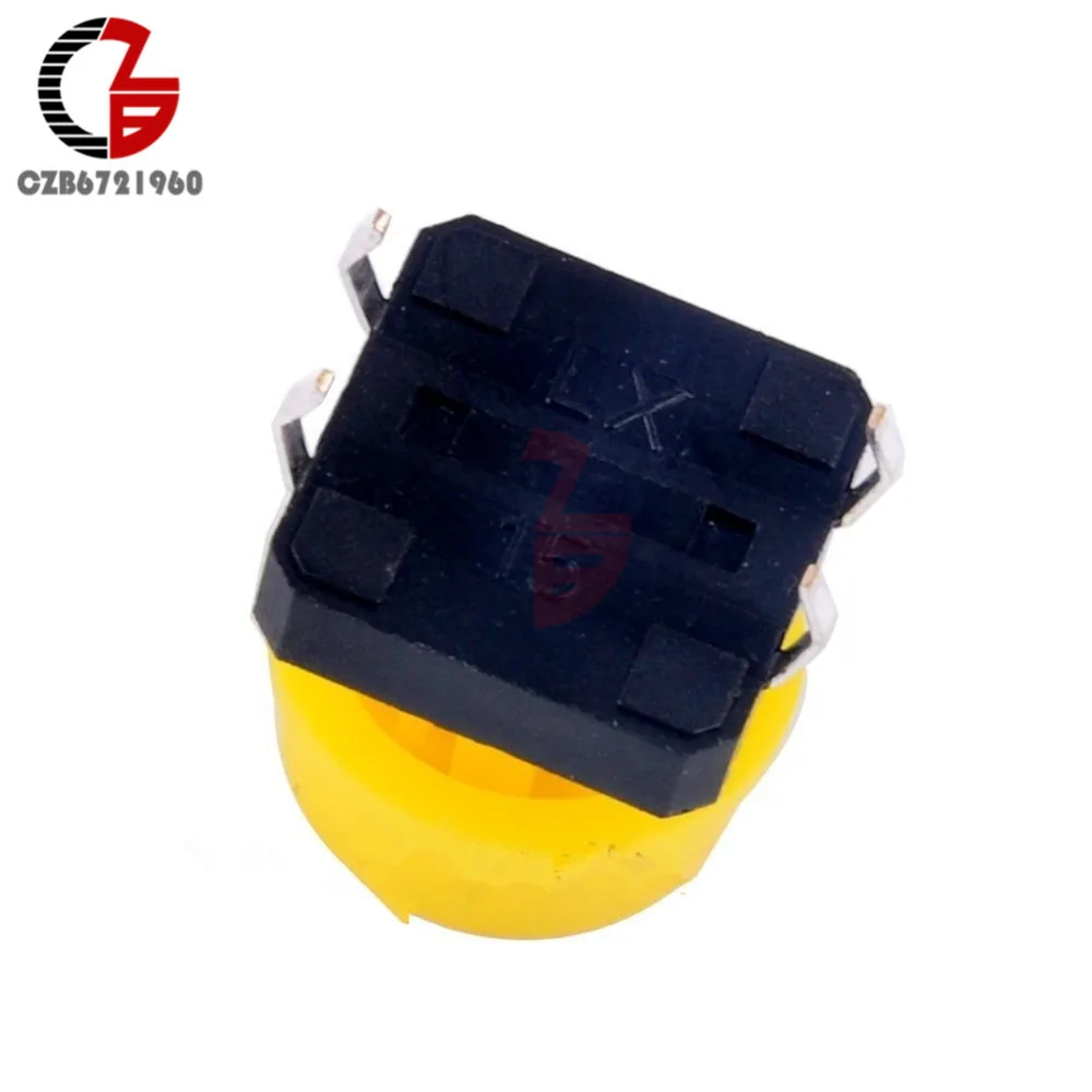 10PCS Red//Blue//White//Black B3F Tactile Switch Key Button Switch 12x12x7.3mm UK