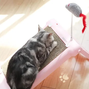 

1pcs Collapsible Cat Sofa Cut Scratch Board Kitten Mouse Toy Cats Toy with Catnip Cat Rest House Bed Pets Supplies Product