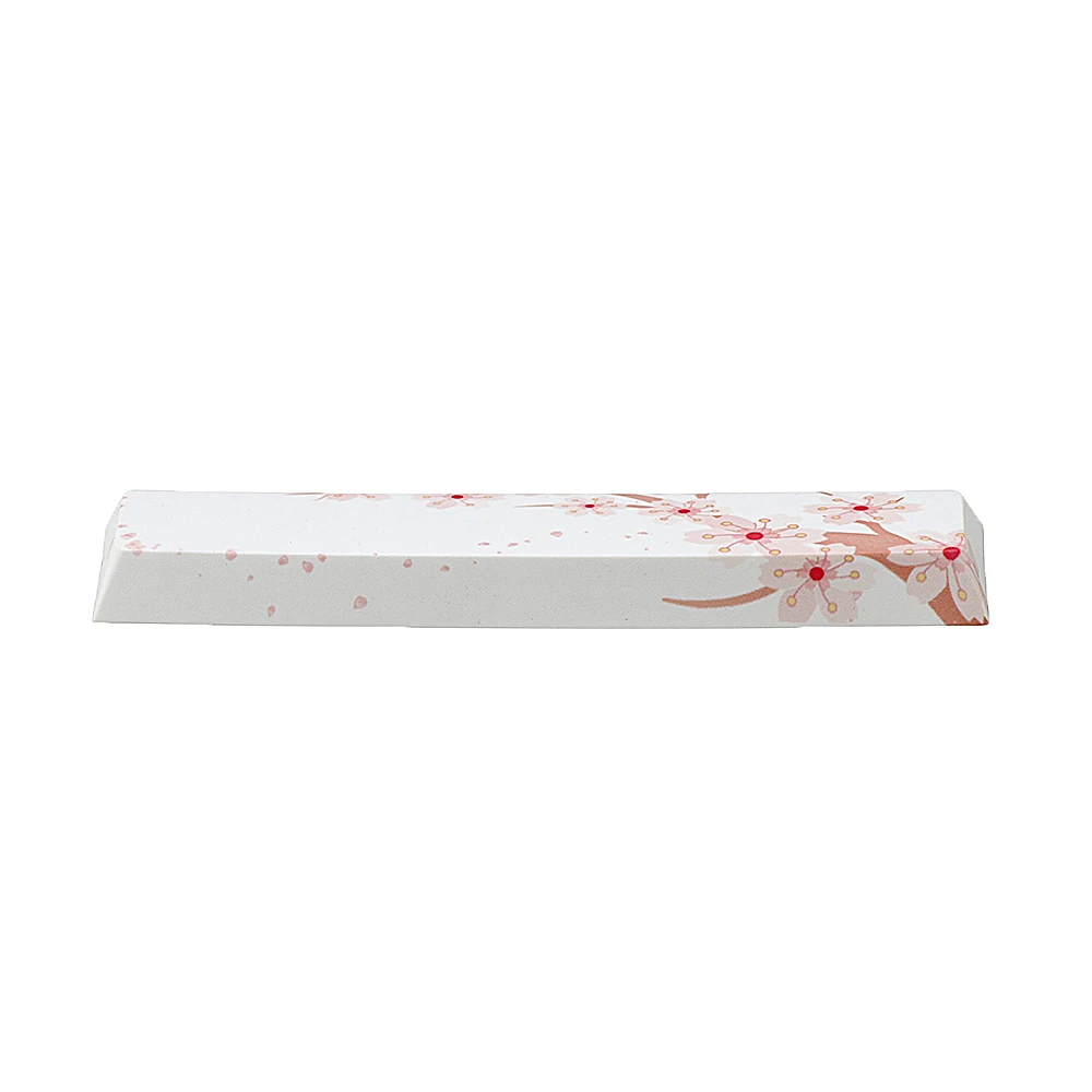 Пятисторонний Dyesub PBT Sakura-Space Bar 6.25u Новинка Keycap