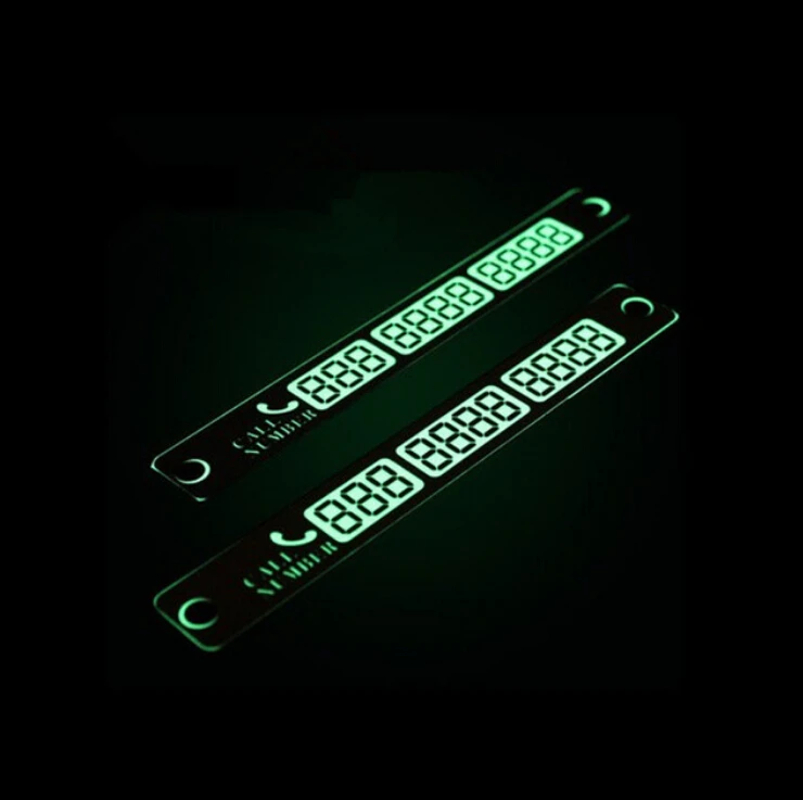 Temporary Parking Card Luminous Phone Number Plate For UAZ 31512 3153 3159 3162 Simbir 469 Hunter Patriot | Автомобили и