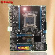 Скидка на компьютерные запчасти Runing X79 материнская плата с M.2 портом для i7 3960x Xeon E5 2680 V2 ATX LGA2011 DDR3 4 канала памяти