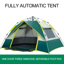1-4 Person Camping Tent Fully Automatic Beach Camping Fishing Hiking Tent Portable Outdoor Supplies 210*200*140CM/210*140*110CM 2018 best selling camping outdoor leisure free building multi purpose fishing wild supplies off site tent bed