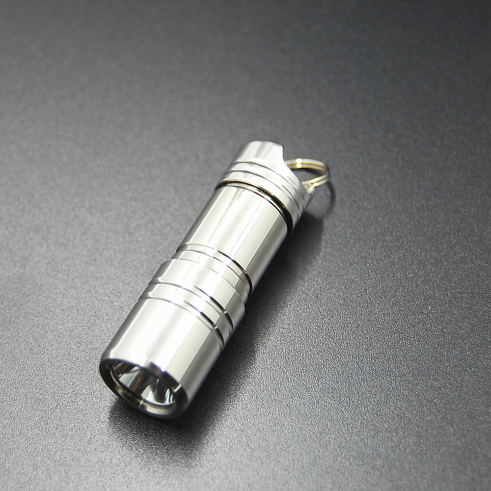 USB Rechargeable LED Torch Flashlight CREE XPG R5 Super Mini LED Keychain Stainless steel Flashlight 10180 lithium battery