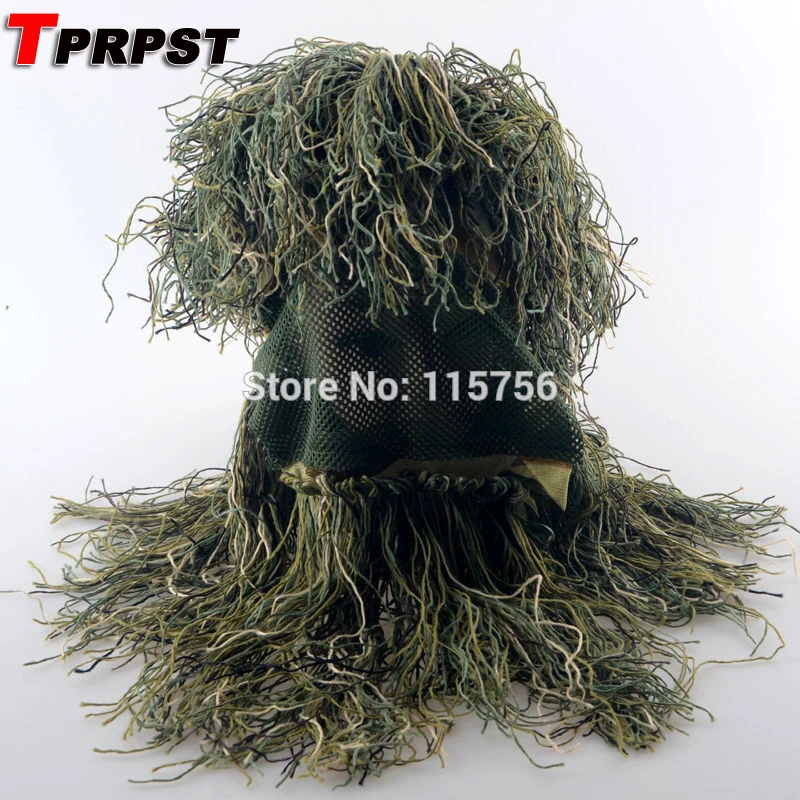 TPRPST дышащий снайперский Ghillie капот Камуфляжный головной убор для Ghillie костюм Москитная сетка капюшон головной убор Ghillie Viper капюшон NL684