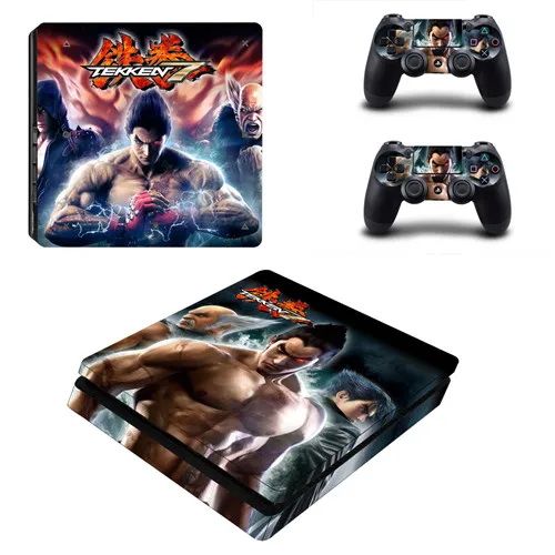 Игра Tekken 7 PS4 тонкий стикер кожи для sony playstation 4 консоли и контроллеры наклейка PS4 тонкий стикер винил - Цвет: YSP4S-1397