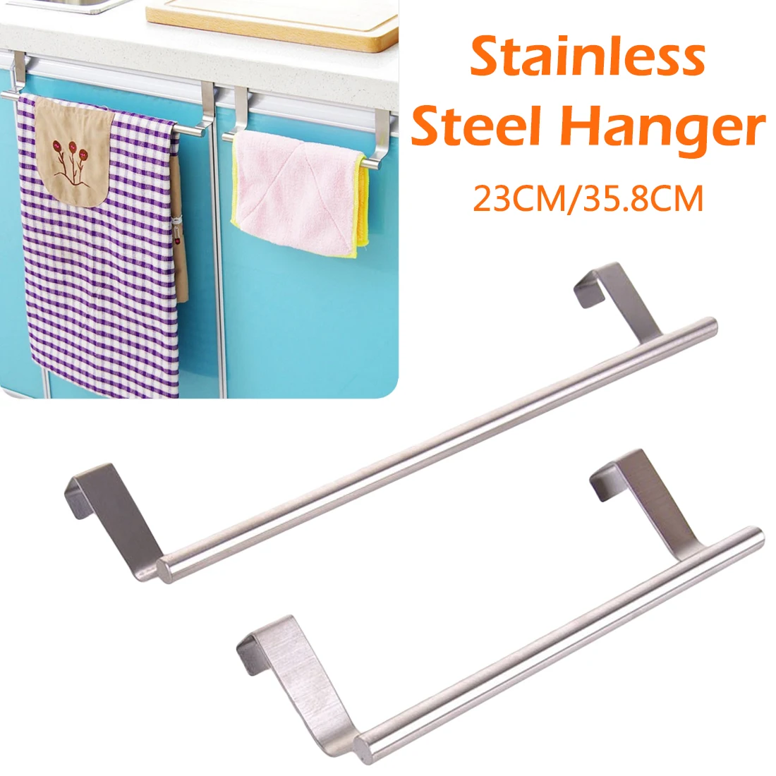 

Wall Mounted Towel Holder Cabinet Drawer Towel Hanging Rack Storage Holder Door Hanger Kitchen Bathroom Towel Hanger