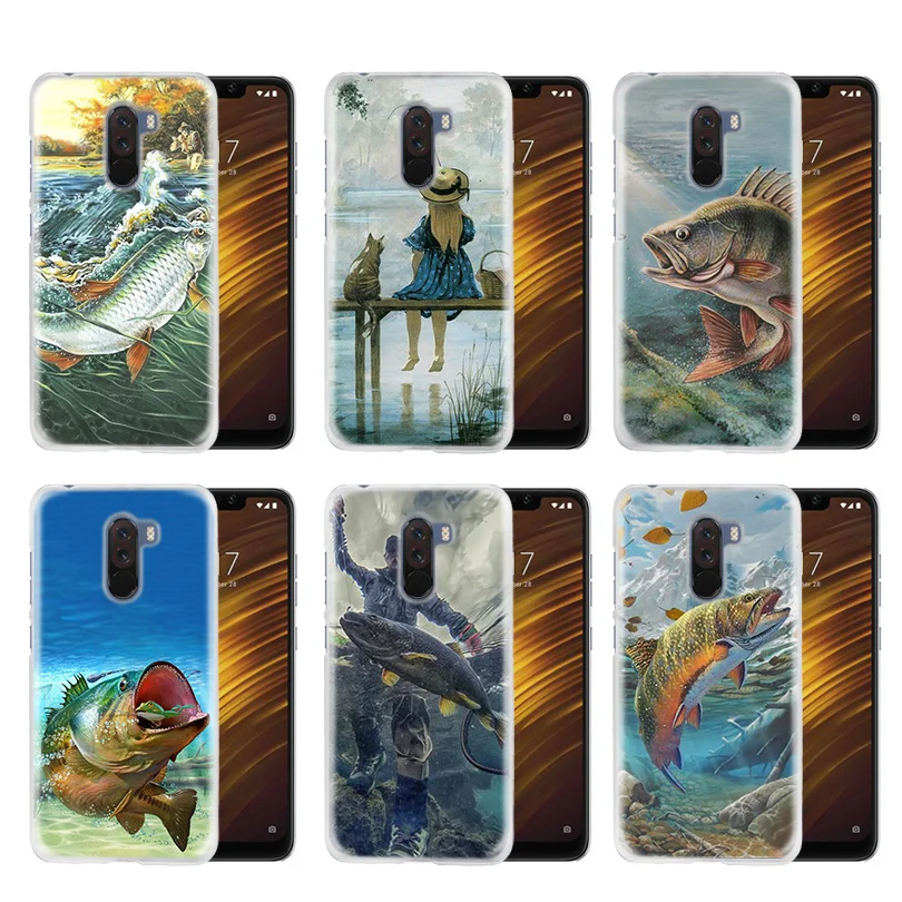 

Case Cover Clear for Xiaomi Redmi Note 7 5 5A 6 6A Pro Plus S2 Mi 8 SE A1 A2 Lite Poco F1 Play Trout Fishing sport