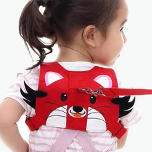 Детский Рюкзак-поводок с защитой от потери, Хорошо спроектированный, для малышей, для прогулок, помощник на ремне, для детей, мультяшная безопасность, детский Хранитель