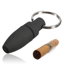 1 шт. портативный резиновый резак для сигар брелок для ключей Пуля Стиль черную вырубку Крутые гаджеты модные подарки поставки