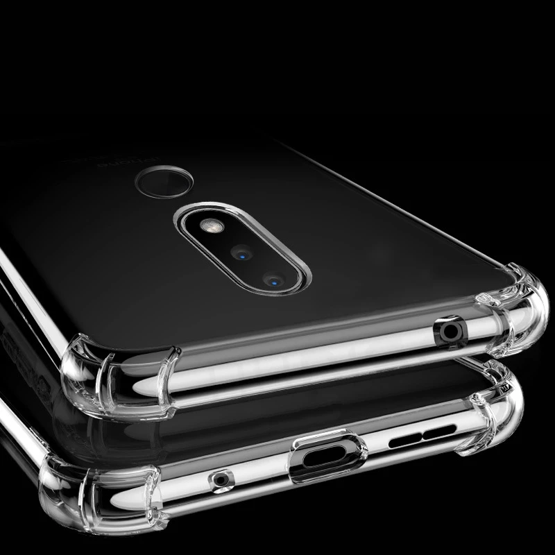 

Shockproof Soft TPU Case for Nokia 2.2 2.1 2 7.1 3.1 5.1 Plus 7 8 Sirocco Clear Thin Cover for Nokia 6 2018 3 5 6 8 Transparent