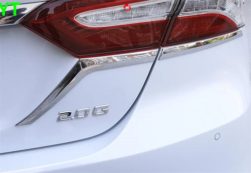 4 шт./лот авто задний свет отделка для TOYOTA Camry Автомобильный задний свет отделка ABS аксессуары из хрома