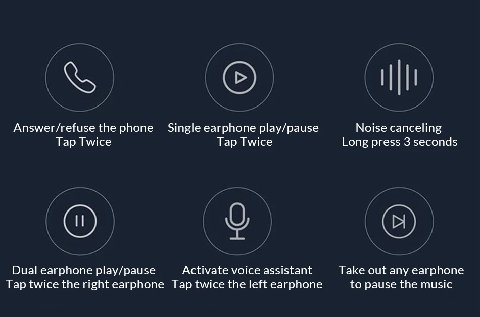 Оригинальные беспроводные bluetooth-наушники Xiaomi Air TWS с активным шумоподавлением, смарт-сенсорные двусторонние звонки, водонепроницаемые