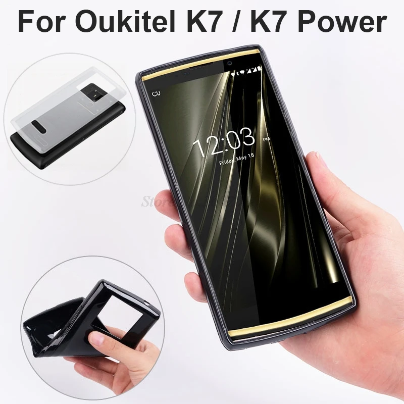 

2 Colors for Oukitel K7 Case Cover 6.0 inch Soft TPU Silicone Back Cover Case For Oukitel K7 Power Phone Coque Funda Oukitel K7