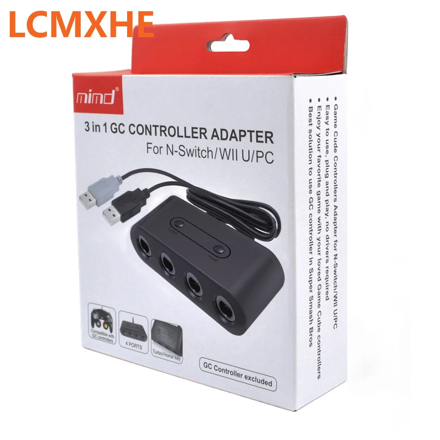 Mente 4 Porte Per Gamecube Gc Ns Interruttore Controller Usb Adapter Converter Per Nintendo Wiiu Pc Per Il Gioco Per Pc Accessorio Replacement Parts Accessories Aliexpress