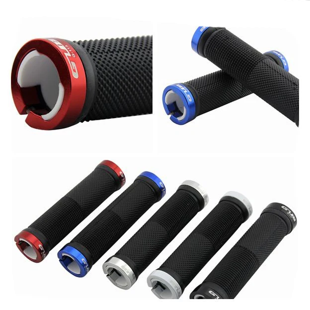 Mountain Bike Grip Lock On Cycling Double Lockable Handle Grip for MTB Bike Handlebar Bicycle