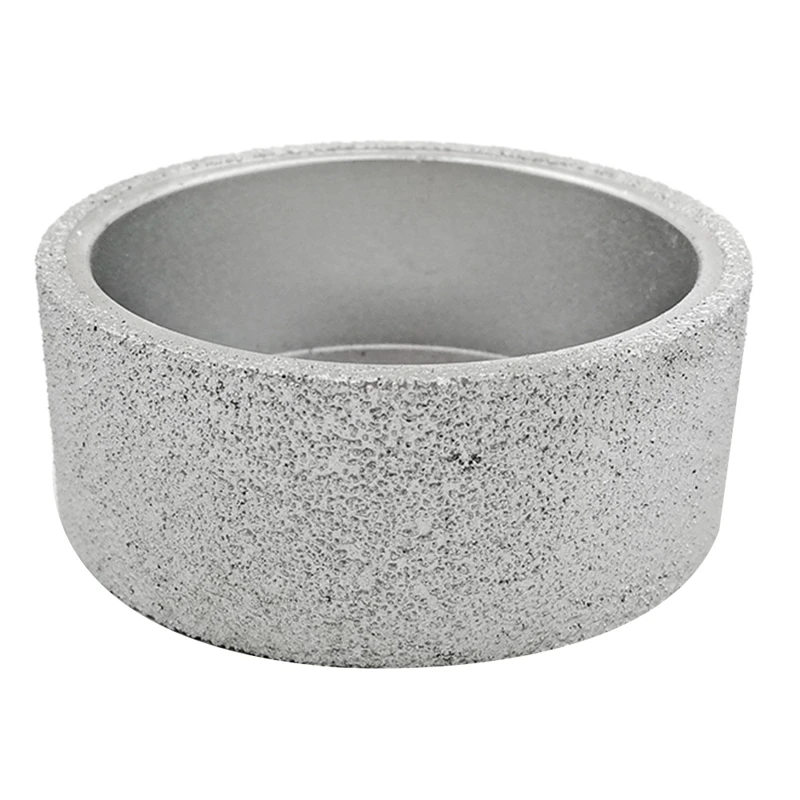 75 мм x 30 мм ручное шлифовальное колесо вакуумной пайки Алмазный плоский шлифовальный диск колесо профиля для камень, искусственный камень
