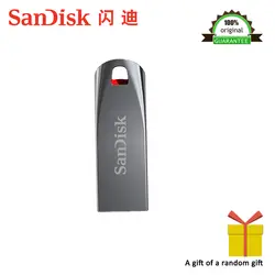 Sandisk CZ71 USB флэш накопитель 64 ГБ мини 2,0 pendrives 100% оригинальный поддержка официальное подтверждение