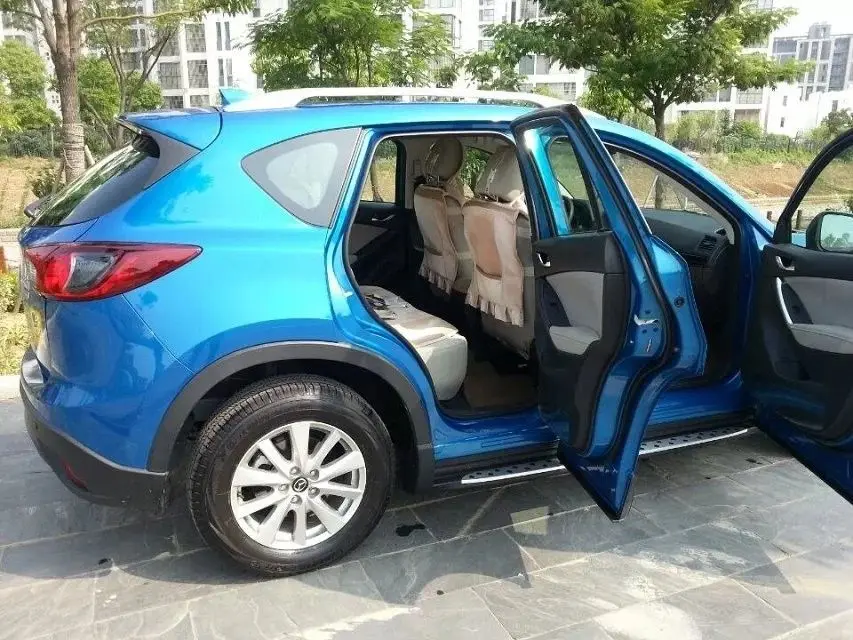 Алюминиевая Беговая доска для Mazda CX-5 2012 2013 Боковой шаг Nerf бар автозапчасти педали