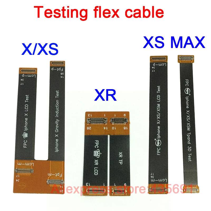 10pcs/lot Lcd Display Testing Flex Cable For Iphone X Xs Xr Xs Max