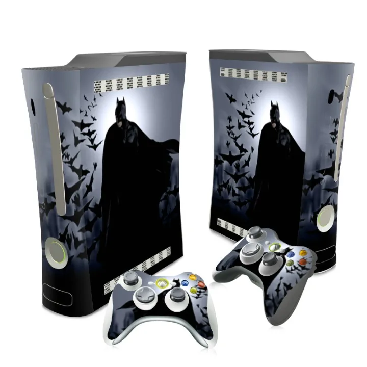 Цена, камуфляжный чехол с Бэтменом, наклейка на весь корпус для Xbox 360 Fat - Цвет: TN-XB360-1045