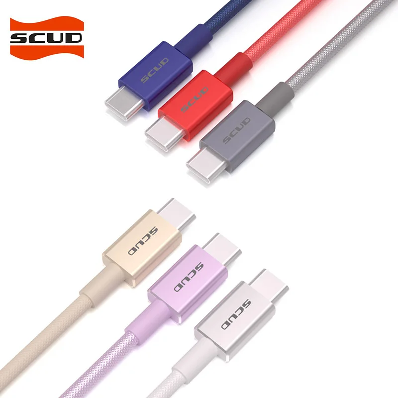 SCUD usb type-C кабель для сотового телефона USB type-C кабель для зарядки передачи данных кабель для мобильного телефона для устройств usb type-C