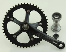 Roda dentada fixa da bicicleta da engrenagem/roda dentada SOLID-246T 48 t crankset/velocidade do cantor da roda dentada da bicicleta que compete a liga de alumínio 170mm manivela