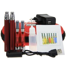 10pcs/lot eGo ce5 double starter kits Electronic cigarette ego T battery ce5 plus atomizer with zipper case e-cigarettes kit
